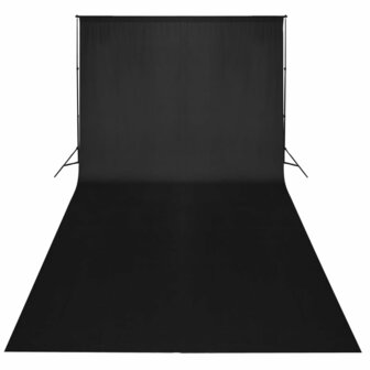 Fotostudioset met verlichtingsset, achtergrond en reflector 3