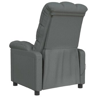 Massagestoel stof donkergrijs 5