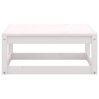 3-delige Loungeset massief grenenhout wit 7
