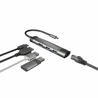 USB-HUB Natec Fowler Go Zwart (1 Stuks) 1