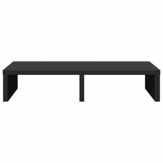 Monitorstandaard 50x27x10 cm bewerkt hout zwart 4