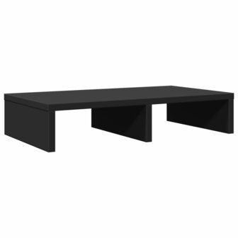 Monitorstandaard 50x27x10 cm bewerkt hout zwart 6