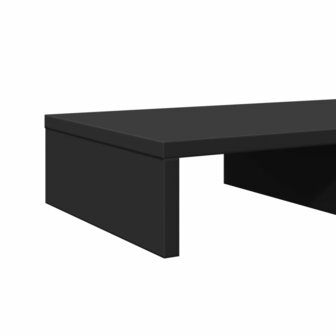 Monitorstandaard 50x27x10 cm bewerkt hout zwart 7