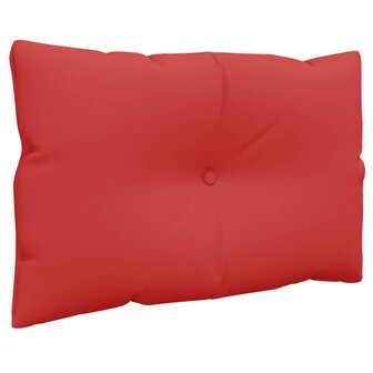 Palletkussens 2 st stof rood 4