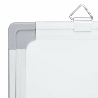 Whiteboard magnetisch inklapbaar 80x80x1,7 cm aluminium 5