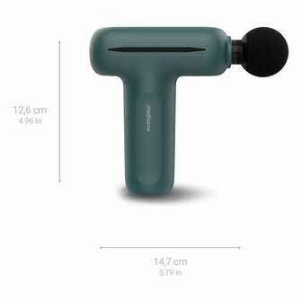 Massagepistool voor ontspanning en spierherstel Medisana 88998 Zwart Grijs 2