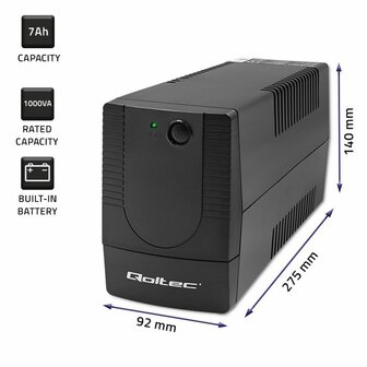 UPS SAI Qoltec 53774 600 W 3