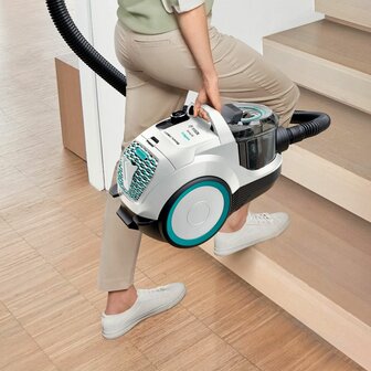 Stofzuiger zonder zak BOSCH BGC21HYG1 Wit Zwart 550 W 3