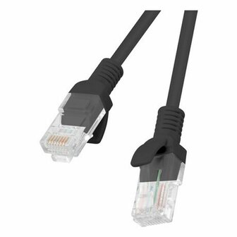 Stevige UTP-netwerkkabel Cat5e Lanberg PCU5-20CC-0025-BK Zwart 25 cm 1