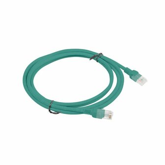 Stevige UTP-netwerkkabel Cat5e Lanberg PCU5-20CC-0200-G Groen 2 m 2