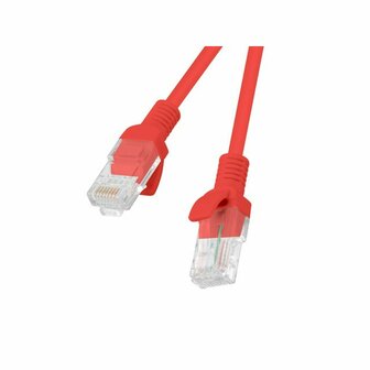 Stevige UTP-netwerkkabel Cat5e Lanberg PCU5-20CC-0150-R Rood 1,5 m 1