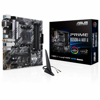 Moederbord Asus PRIME B550M-A WIFI II Intel Wi-Fi 6 AMD B550 AMD AM4 5