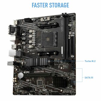 Moederbord MSI 7D14-005R mATX AM4 AMD AM4 4