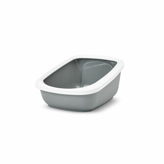 Kattenbak Savic Wit Grijs Plastic 1