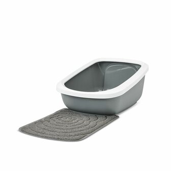 Kattenbak Savic Wit Grijs Plastic 2