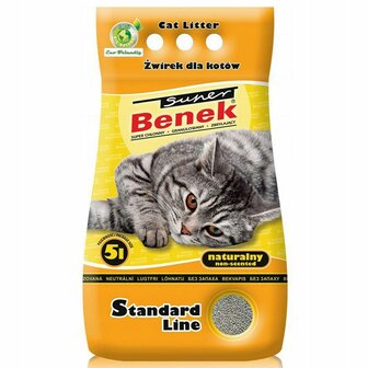 Kattenbakvulling Super Benek Standard Natural 5 L 1