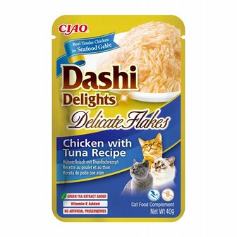 Kattensnoepjes Inaba 	Dashi Delights Kip 40 g 1
