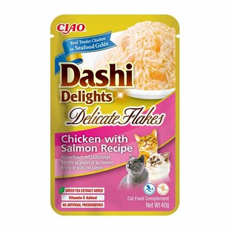 Kattensnoepjes Inaba 	Dashi Delights Kip 40 g 1