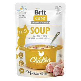 Kattensnoepjes Brit Care Soup Kip 1
