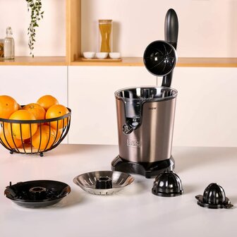 Elektrische juicer Black &amp; Decker ES9240080B Zwart Grijs 350 W 650 ml 3