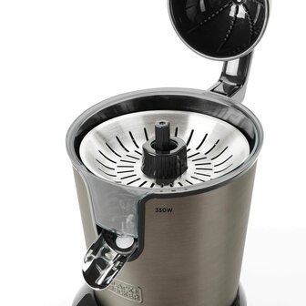Elektrische juicer Black &amp; Decker ES9240080B Zwart Grijs 350 W 650 ml 5