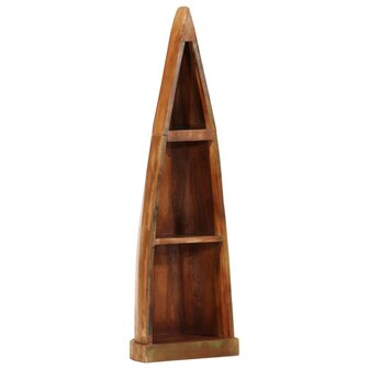 Kast bootvorm 39x27x127 cm gerecycled hout 1