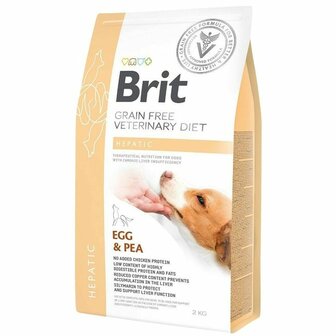Voer Brit Grain Free Veterinary Diet Hepatic Egg&amp;Pea 2 Kg 1