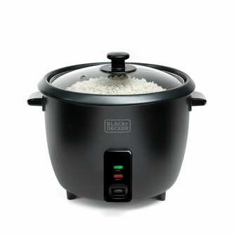 Rijstkoker Black &amp; Decker ES9680120B Zwart Roestvrij staal 700 W 29 x 29 x 29 cm 1,8 L 2