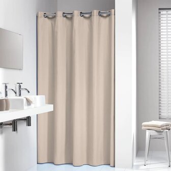 Sealskin Douchegordijn Coloris 180x200 cm ecru 1