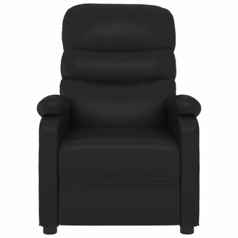 Massagestoel kunstleer zwart 3