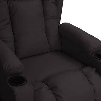 Massagestoel kunstleer zwart 6