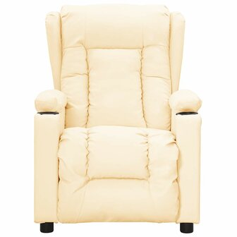 Massagestoel kunstleer cr&egrave;mekleurig 2