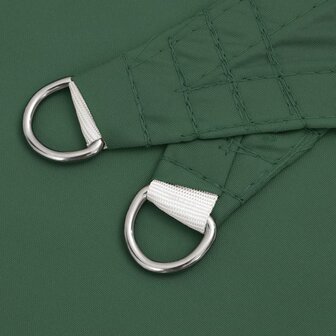 Zonnescherm driehoekig 2,5x2,5x3,5 m oxford stof donkergroen 6