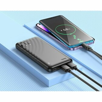 Powerbank Hoco J123 black Zwart 10000 mAh 4