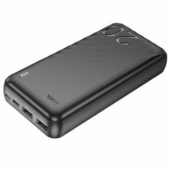 Powerbank Hoco J123A black Zwart 20000 mAh 4