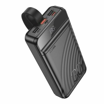 Powerbank Hoco J123B black Zwart 30000 mAh 2