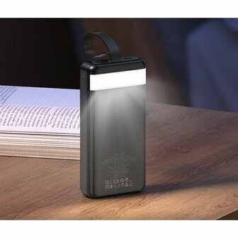 Powerbank Hoco J123B black Zwart 30000 mAh 4