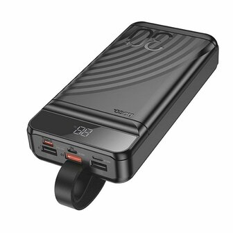 Powerbank Hoco J123B black Zwart 30000 mAh 8