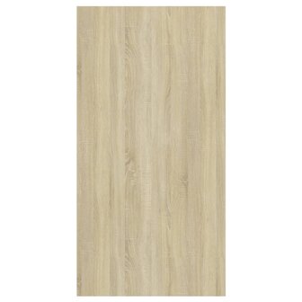 Tv-wandmeubel 37x37x72 cm bewerkt hout sonoma eikenkleurig 5