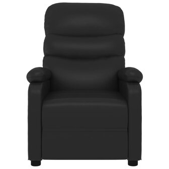 Massagestoel elektrisch kunstleer zwart 4