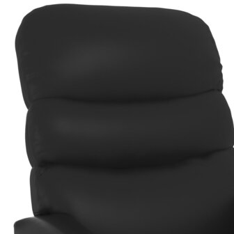 Massagestoel elektrisch kunstleer zwart 9