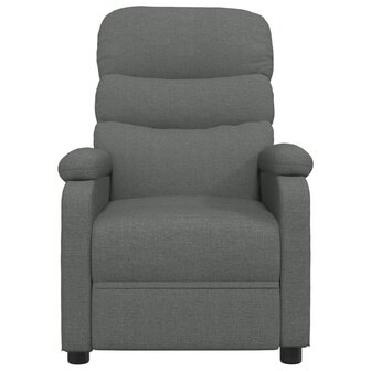 Massagestoel elektrisch stof donkergrijs 4