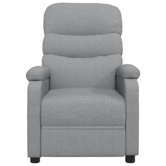 Massagestoel stof lichtgrijs 3
