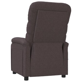 Massagestoel stof donkerbruin 5