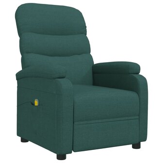 Massagestoel stof donkergroen 2