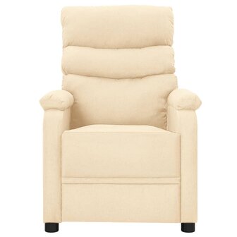Massagestoel stof cr&egrave;mekleurig 2