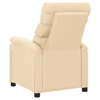 Massagestoel stof cr&egrave;mekleurig 4
