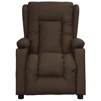 Massagestoel kunstleer bruin 2