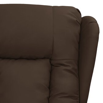 Massagestoel kunstleer bruin 5