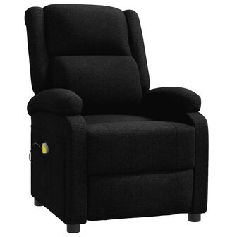 Massagestoel stof zwart 2